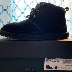 UGG Men’s Neumel Boot Wool in, Black, Size 6